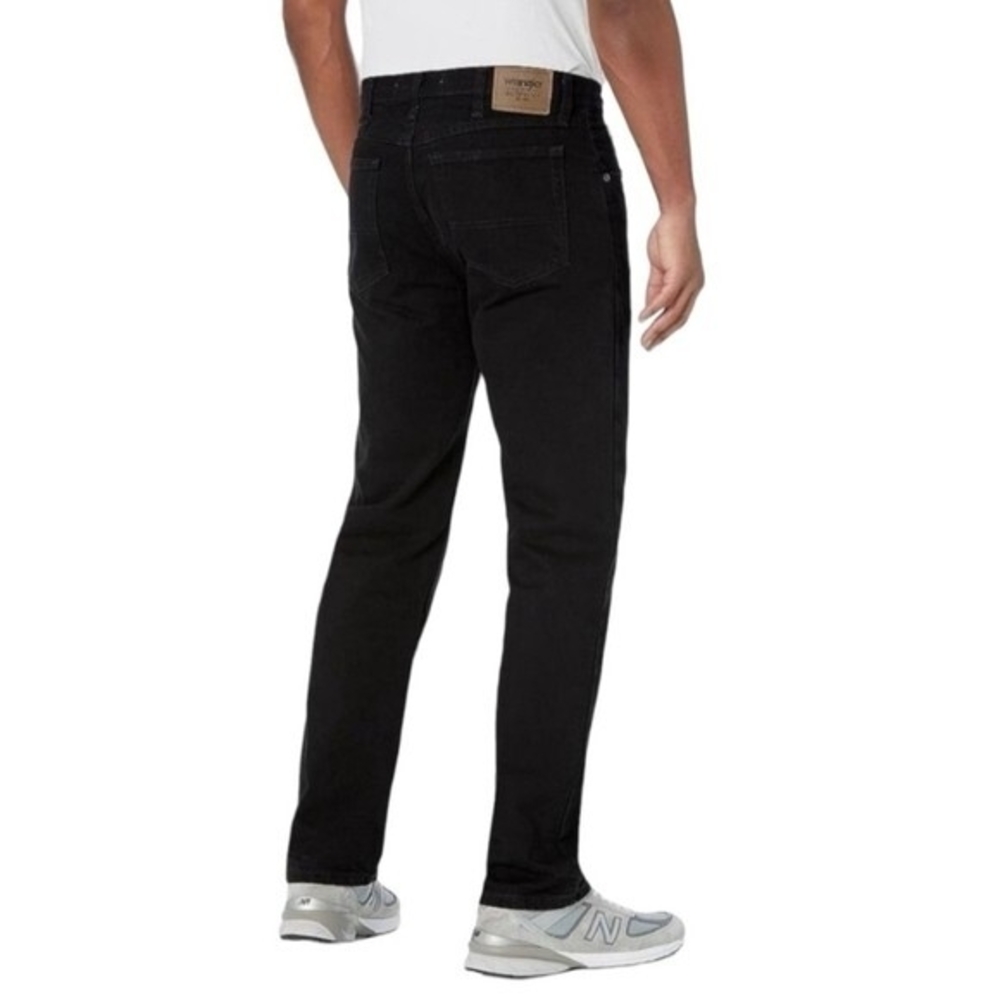 Wrangler Authentics Men's Black Regular Fit Cotton Jeans 34x32 Classic NWT - Picture 3 of 10